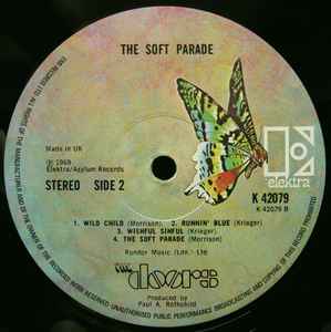 The Doors - The Soft Parade (LP, Album, Gat)