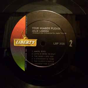 Julie London - Your Number Please (LP, Album, Mono, RP)