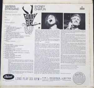Barbra Streisand, Sydney Chaplin - Funny Girl (Original Broadway Cast) (LP, Album, Mono)