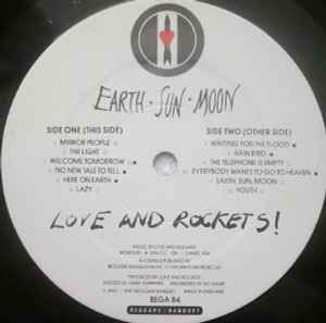 Love And Rockets ‎– Earth • Sun • Moon