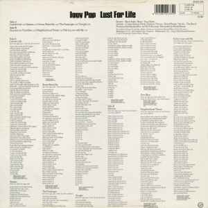 Iggy Pop - Lust For Life (LP, Album, RE)