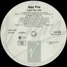 Load image into Gallery viewer, Iggy Pop - Lust For Life (LP, Album, RE)