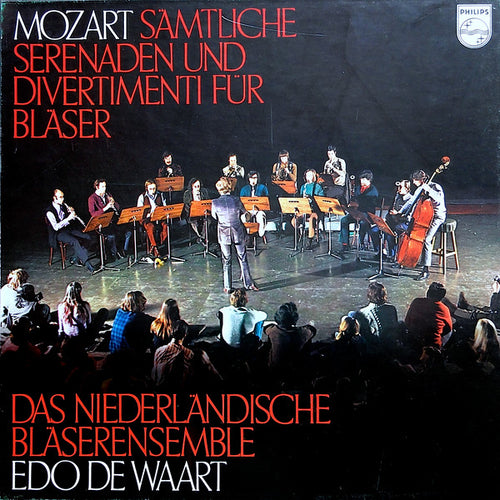 Mozart*, Das Niederländische Bläserensemble*, Edo de Waart - Sämtliche Serenaden Und Divertimenti Für Bläser (5xLP + Box, Comp)