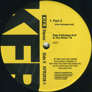FELA KUTI - ITT ( 12" RECORD )