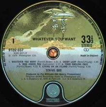 Load image into Gallery viewer, Status Quo - Whatever You Want (LP, Album)