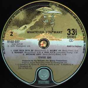 Status Quo - Whatever You Want (LP, Album)