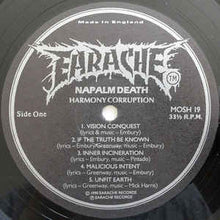 Load image into Gallery viewer, Napalm Death ‎– Harmony Corruption