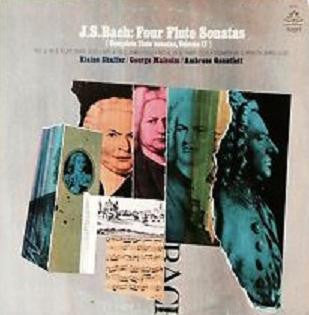 Elaine Shaffer / George Malcolm / Ambrose Gauntlett, J.S. Bach* – Four Flute Sonatas (Complete Flute Sonatas, Volume II)