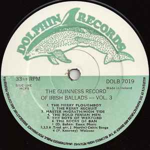 Unknown Artist - The Guinness Record Of Irish Ballads Vol 3 (LP)