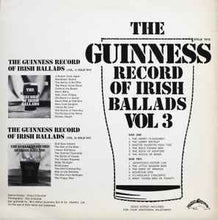 Load image into Gallery viewer, Unknown Artist - The Guinness Record Of Irish Ballads Vol 3 (LP)