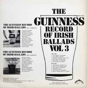 Unknown Artist - The Guinness Record Of Irish Ballads Vol 3 (LP)