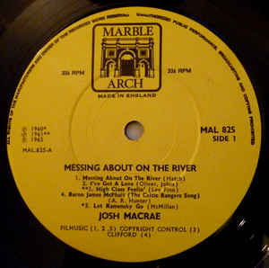 Josh Macrae ‎– Messing About On The River