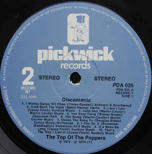 The Top Of The Poppers ‎– Disco Mania