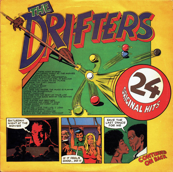 The Drifters - 24 Original Hits (2xLP, Album, Comp, Mono)