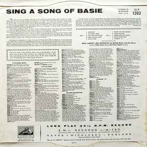 Lambert, Hendricks & Ross - Sing A Song Of Basie (LP, Album, Mono)