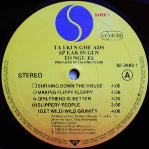 Talking Heads – Speaking In Tongues
