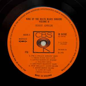 Robert Johnson – King Of The Delta Blues Singers Volume II