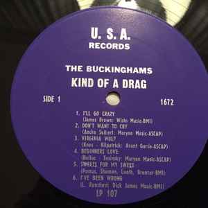The Buckinghams - Kind Of A Drag (LP, Album, Mono, Pit)