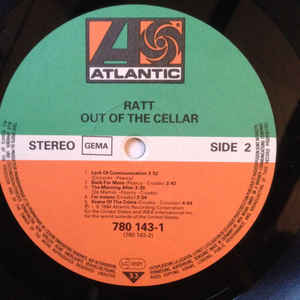 Ratt ‎– Out Of The Cellar