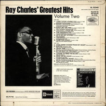 Load image into Gallery viewer, Ray Charles ‎– Greatest Hits Volume 2