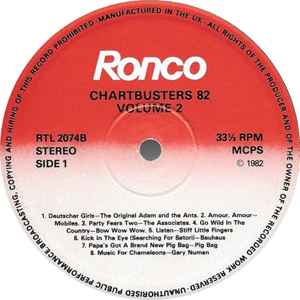 Various – Chartbusters 82 Volume 2