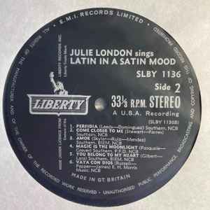 Julie London - Julie London Sings Latin In A Satin Mood (LP, Album)