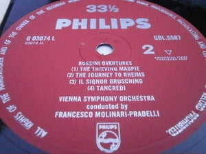 Vienna Symphony Orchestra*, Francesco Molinari-Pradelli – Rossini Overtures