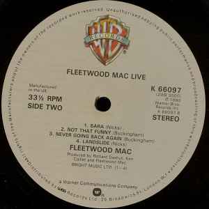 Fleetwood Mac - Fleetwood Mac Live (2xLP, Album)