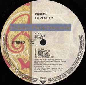 rince - Lovesexy (LP, Album)