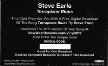 Load image into Gallery viewer, STEVE EARLE &amp; ROBERT JOHNSON - TERRAPLANE BLUES ( 10&quot; RECORD )