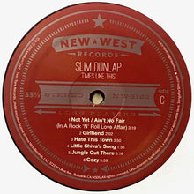 Load image into Gallery viewer, SLIM DUNLAP - THE OLD NEW ME / TIMES LIKE THIS ( 12&quot; RECORD )
