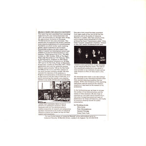 THROBBING GRISTLE - THE SECOND ANNUAL REPORT OF THROBBING GRISTLE ( 12" RECORD )