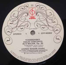 Load image into Gallery viewer, Tchaikovsky* / Leonid Kogan / Constantin Silvestri - Violin Concerto / Capriccio Italien (LP, Comp, RM)