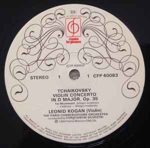 Tchaikovsky* / Leonid Kogan / Constantin Silvestri - Violin Concerto / Capriccio Italien (LP, Comp, RM)