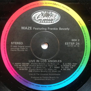 Maze Featuring Frankie Beverly ‎– Live In Los Angeles