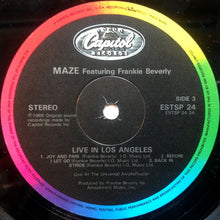 Load image into Gallery viewer, Maze Featuring Frankie Beverly ‎– Live In Los Angeles
