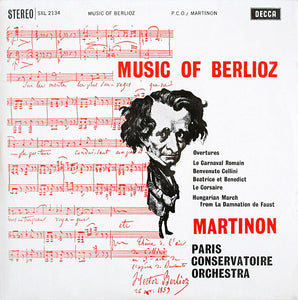 Berlioz*, Martinon*, Paris Conservatoire Orchestra* – Music Of Berlioz
