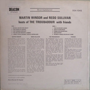 Martin Winsor And Redd Sullivan ‎– Hosts Of The Troubadour With Friends
