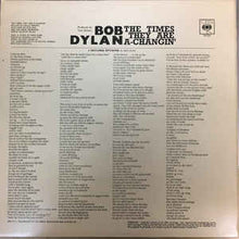 Load image into Gallery viewer, Bob Dylan ‎– The Times They Are A-Changin&#39;