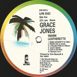 Grace Jones ‎– Warm Leatherette