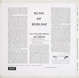 Berlioz*, Martinon*, Paris Conservatoire Orchestra* – Music Of Berlioz
