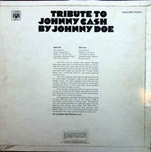 Johnny Doe ‎– Tribute To Johnny Cash