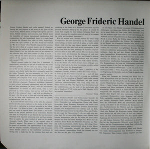 Handel*, Josef Suk And Zuzana Růžičková – Sonatas Op. 1 For Violin And Harpsichord