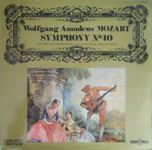 Wolfgang Amadeus Mozart, The Mozarteum Orchestra* Under The Direction Of Carlo Pantelli ‎– Symphony No 40