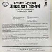 Load image into Gallery viewer, The Choir Of Winchester Cathedral* ‎– Christmas Carols From Winchester Cathedral