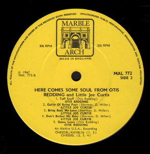 Otis Redding And Little Joe Curtis – Here Comes Some Soul From Otis Redding And Little Joe Curtis