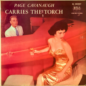 Page Cavanaugh - Page Cavanaugh Carries The Torch (LP, Album, Mono, Red)