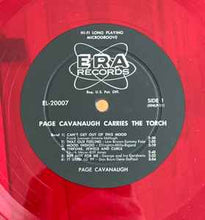 Load image into Gallery viewer, Page Cavanaugh - Page Cavanaugh Carries The Torch (LP, Album, Mono, Red)