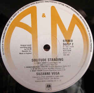 Suzanne Vega ‎– Solitude Standing