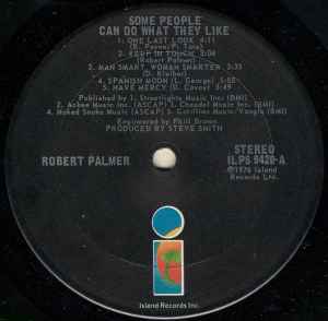 Robert Palmer – Some People Can Do What They Like